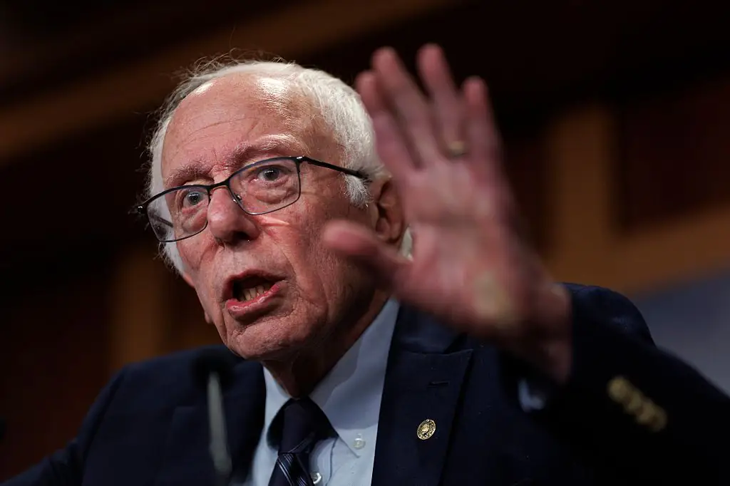 Sanders has also warned about the dangers of AI. Credit: Tom Brenner / Getty