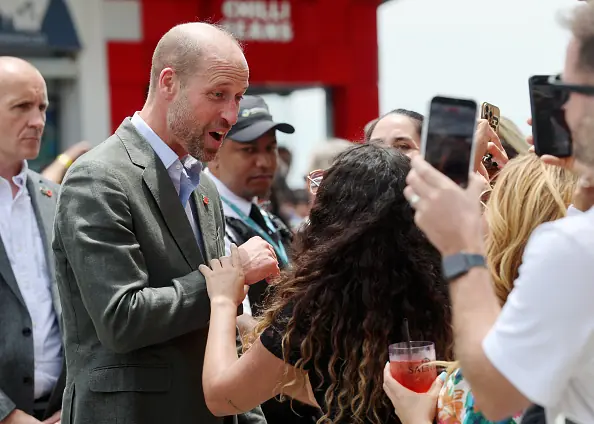 Prince William during his visit to Brazil. Credit: Chris Jackson/Getty Images