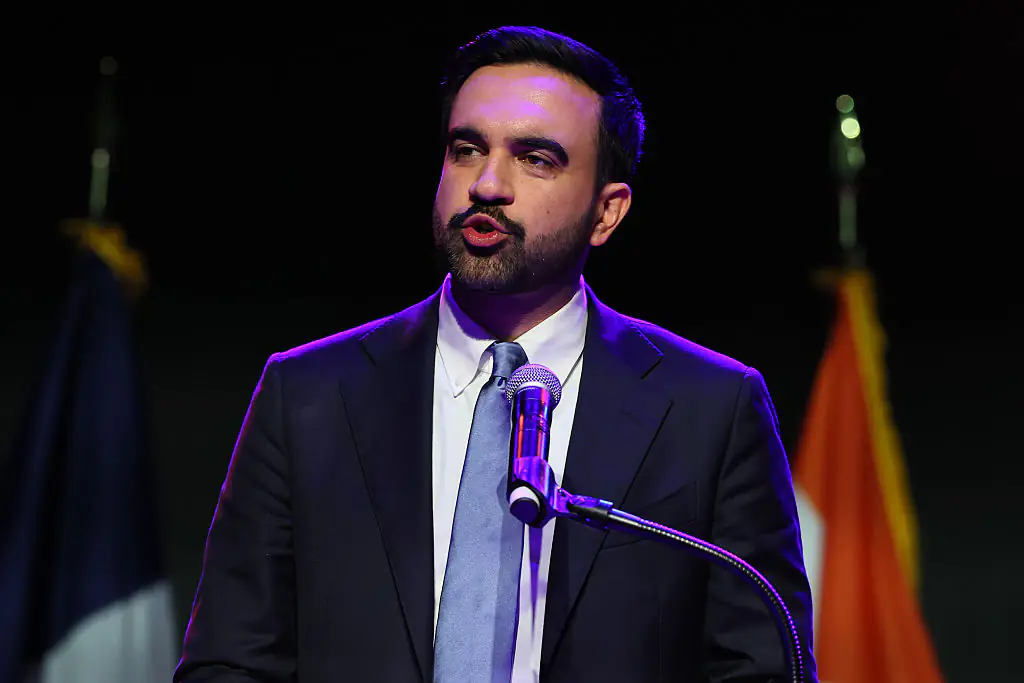 Mamdani called out Donald Trump. Credit: Michael M. Santiago / Getty