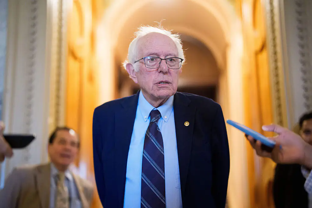 Bernie Sanders wants a 32-hour work week. Credit: Aaron Schwartz / Getty