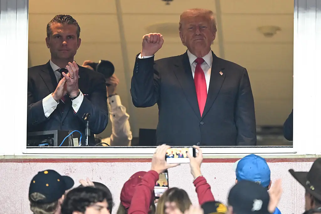 Donald Trump got booed at the Commanders game. Credit: John McDonnell / Getty