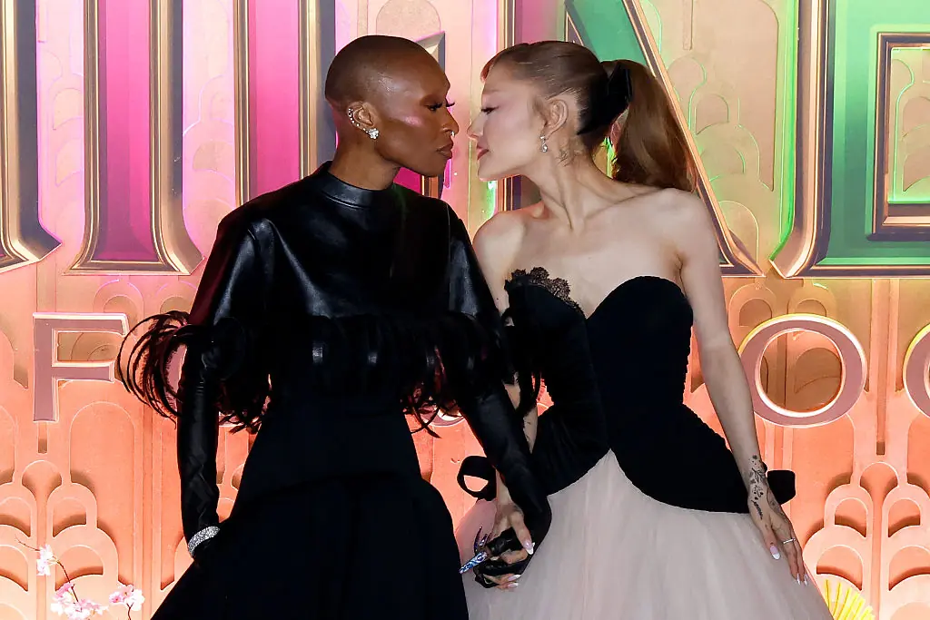 Cynthia Erivo and Ariana Grande sparked romance rumors during the press tours for Wicked. Credit: Taylor Hill / Getty