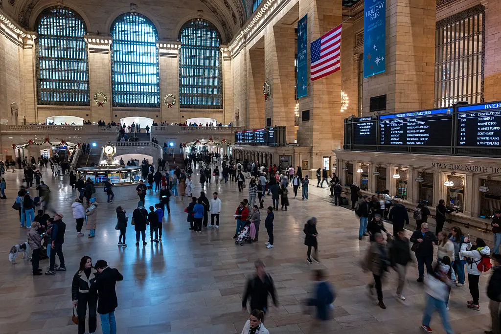 Medlin is known to have arrived at Grand Central Station in New York City. Credit: Spencer Platt/Getty Images