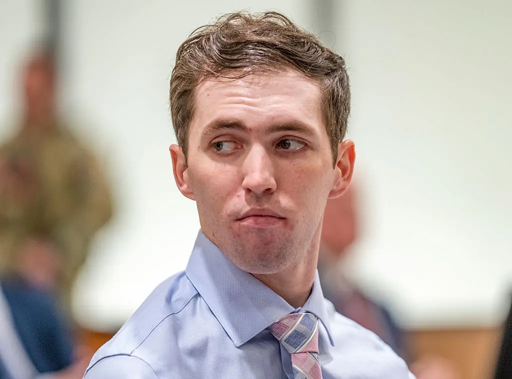 Tyler Robinson in his first in-person court appearance Thursday. Credit: Pool / Getty
