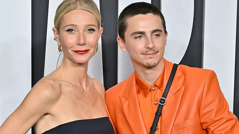 Gwyneth Paltrow and Timothée Chalamet