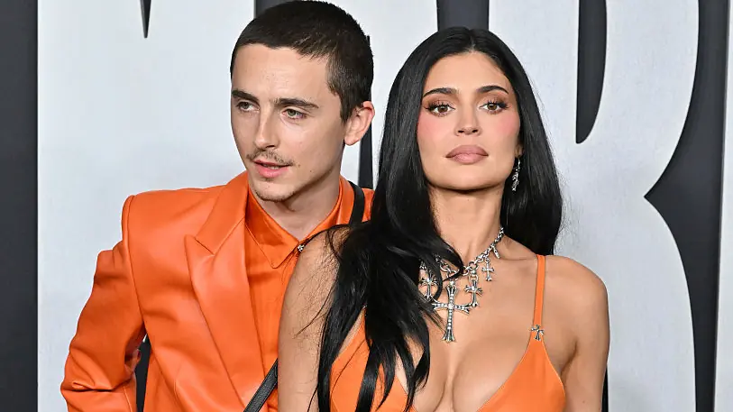 Timothée Chalamet and Kylie Jenner attend the Los Angeles Premiere of A24's Marty Supreme. Credit: Axelle/Bauer-Griffin / Getty