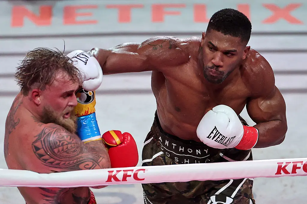 Jake Paul was knocked out by Anthony Joshua on December 19. Credit: Carmen Mandato / Getty