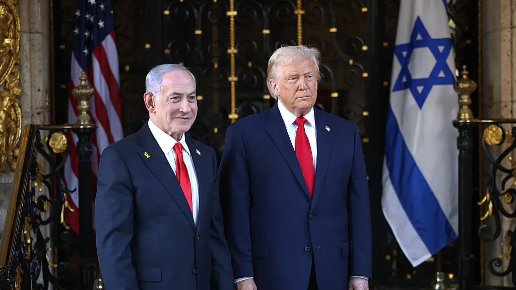 Donald Trump and Benjamin Netanyahu