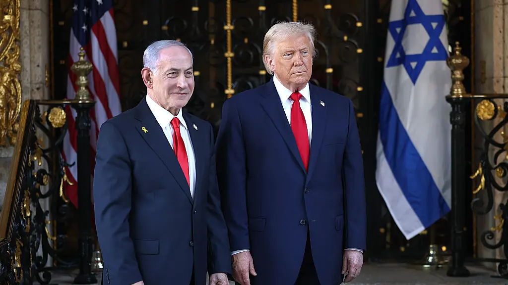 Donald Trump and Benjamin Netanyahu