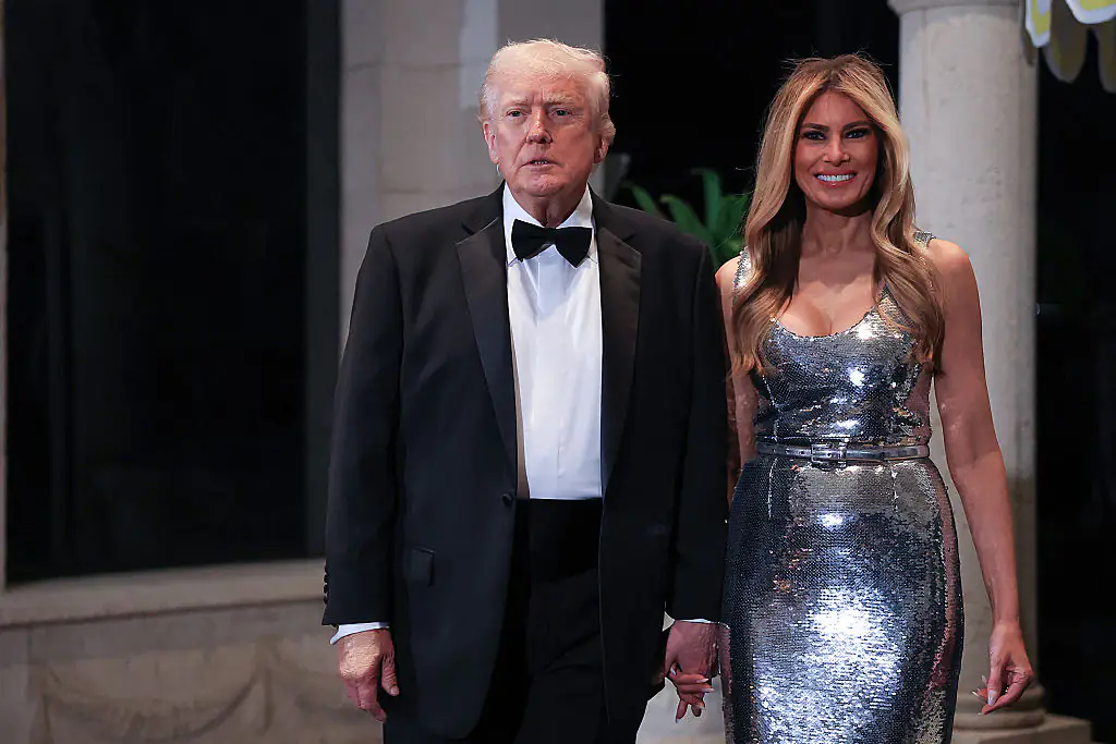 Melania does not sleep with her husband who is 24 years her senior. Credit: Joe Raedle / Getty