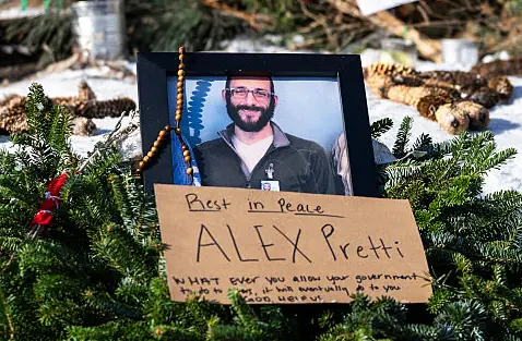 Alex Pretti, an ICU nurse at a VA medical center, died on January 24 after being shot multiple times during an altercation with U.S. Border Patrol agents. Credit: Stephen Maturen / Getty