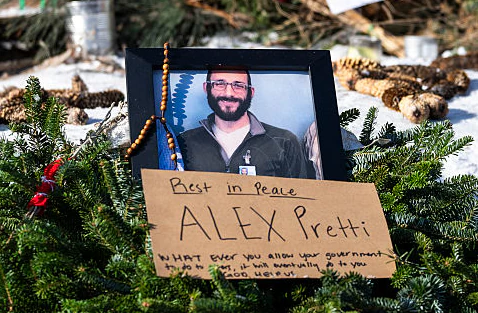 Alex Pretti, an ICU nurse at a VA medical center, died on January 24 after being shot multiple times during an altercation with U.S. Border Patrol agents. Credit: Stephen Maturen / Getty