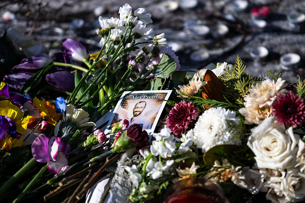 Alex Pretti was killed by ICE agents in Minneapolis over the weekend. Credit: Stephen Maturen/Getty Images