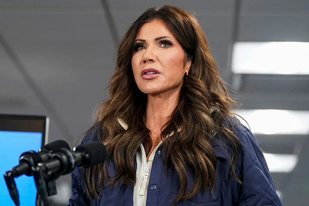 Kristi Noem was removed from her position as US Secretary of Homeland Security. Credit: Al Drago / Getty
