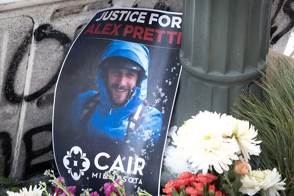 Alex Pretti was shot and killed by ICE agents over the weekend. Credit: Scott Olson/Getty Images