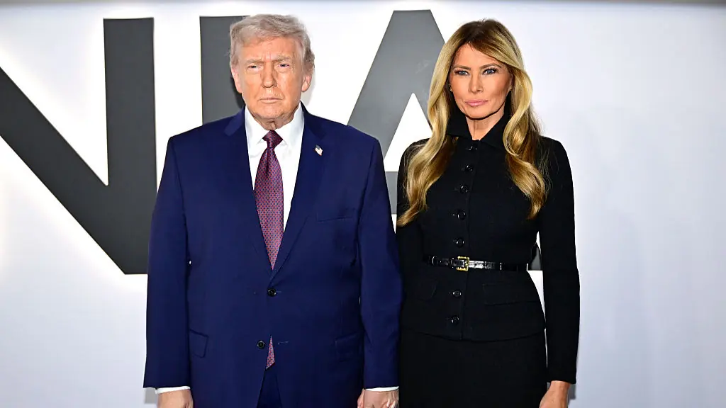Donald Trump and Melania Trump at Amazon MGM Studios' film, "MELANIA" World Premiere