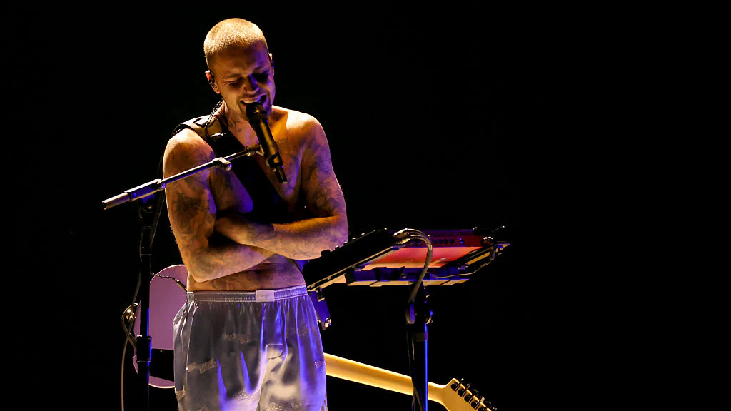 Justin Bieber at the Grammy Awards. Credit: Kevin Winter/Getty Images for The Recording Academy