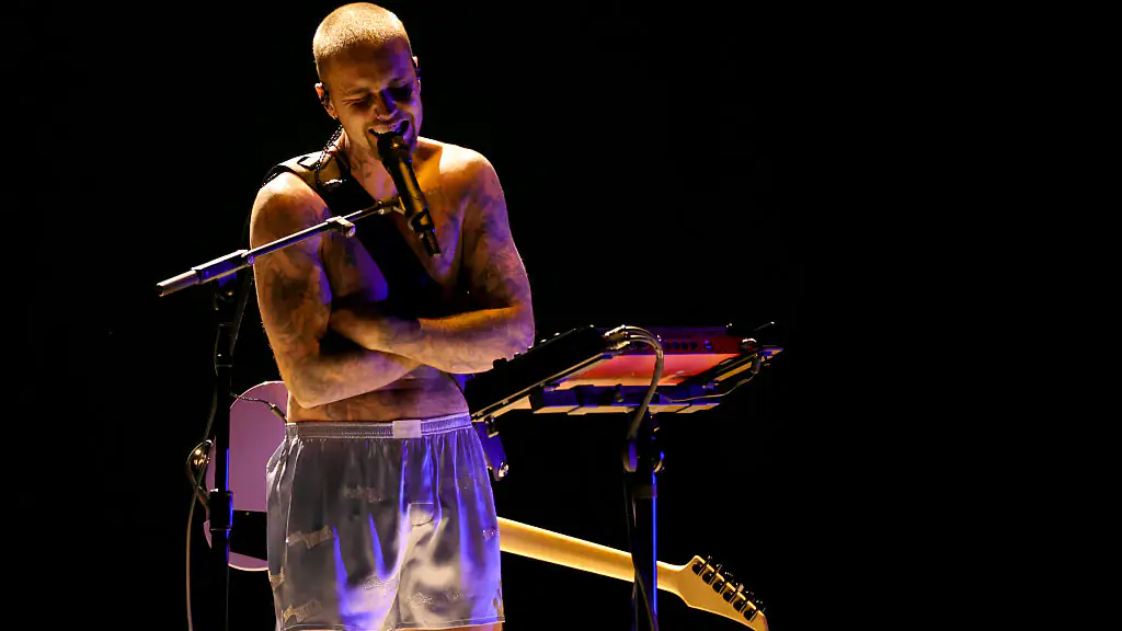 Justin Bieber at the Grammy Awards. Credit: Kevin Winter/Getty Images for The Recording Academy