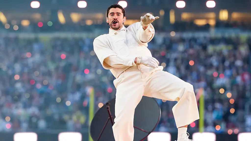 Bad Bunny ran into Kris Jenner. Credit:	Todd Rosenberg / GettyBad Bunny