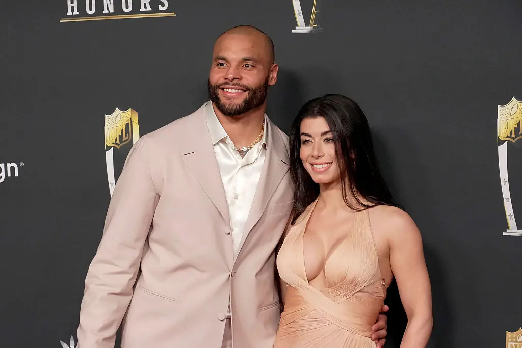 Dak Prescott and Sarah Jane Ramos have called off their wedding. Credit: Jeff Kravitz / Getty
