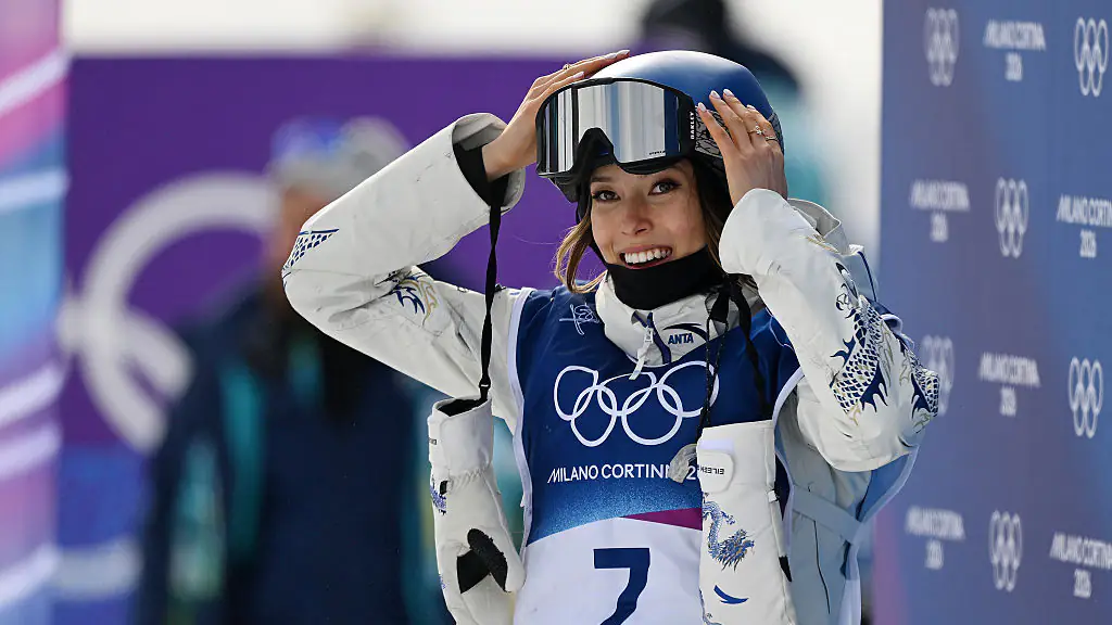 Eileen Gu. Credit: Hannah Peters/Getty