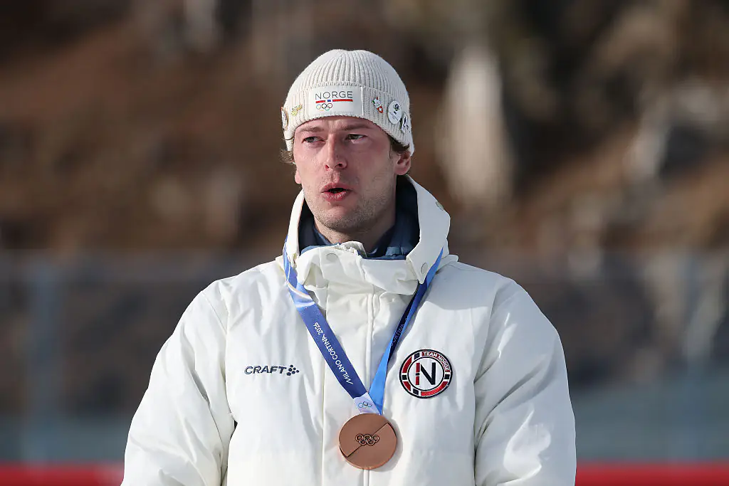 Sturla Holm Laegreid won a bronze medal. Credit:	Alexander Hassenstein / Getty