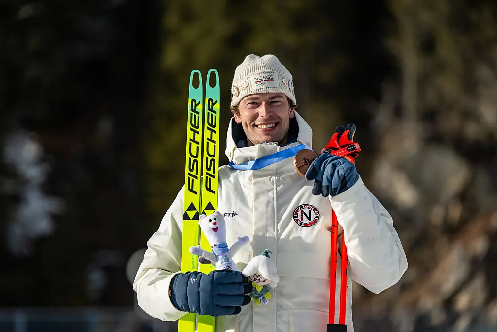 Bronze Medalist Sturla Holm Laegreid admitted that he cheated on his girlfriend. Credit: Kevin Voigt / Getty