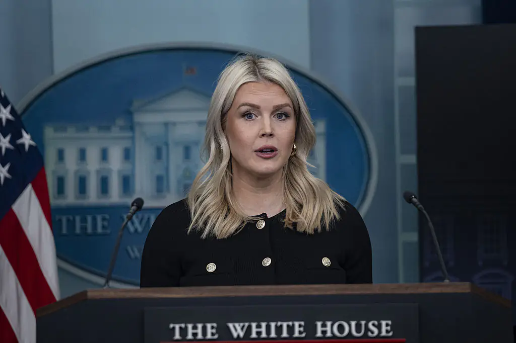 White House Press Secretary Karoline Leavitt. Credit: Anadolu / Getty