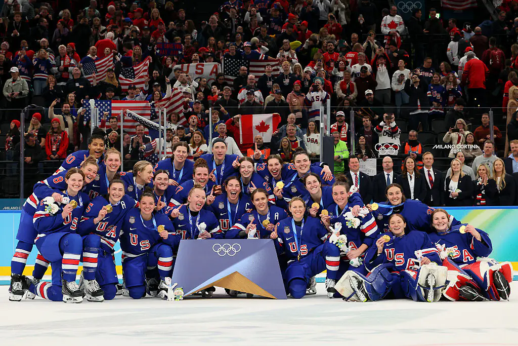 The women's team declined to meet Trump. Credit: Bruce Bennett / Getty