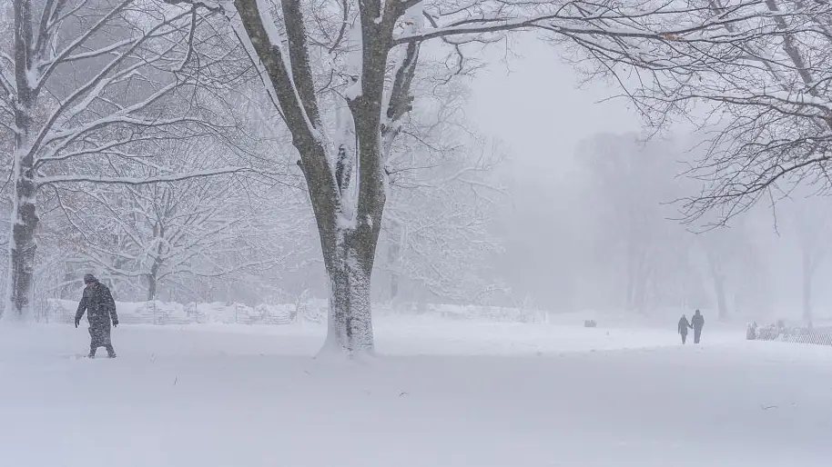 New York City blizzard. 