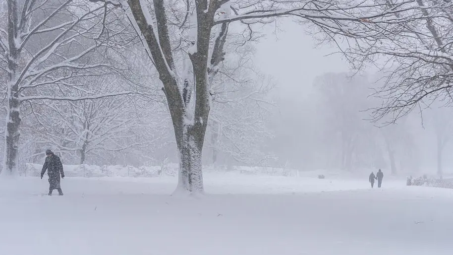 New York City blizzard. 