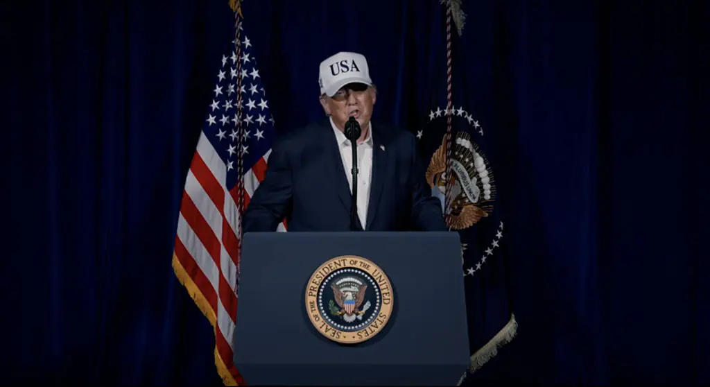 Donald Trump warned Iran not to respond. Credit: US President Trump Via Truth Social/Anadolu via Getty Images