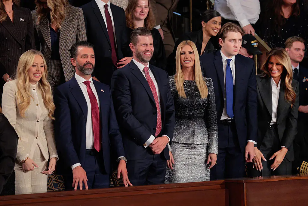 The Trump family were out in full force. Credit: Chip Somodevilla / Getty