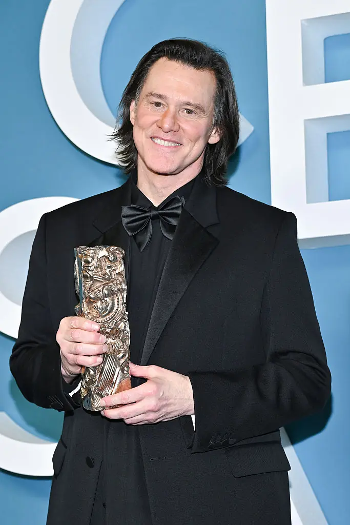 Jim Carrey attended the 51st Cesar Film Awards at L'Olympia on February 26. Credit: Dominique Charriau / Getty