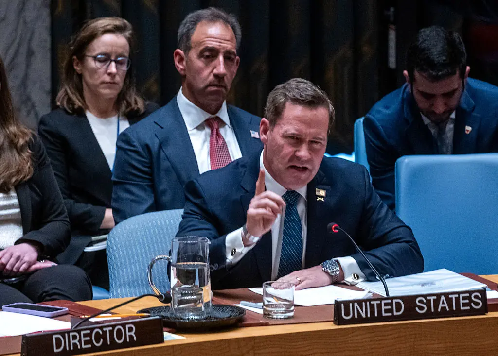 US ambassador Mike Waltz hit back. Credit: Spencer Platt/Getty