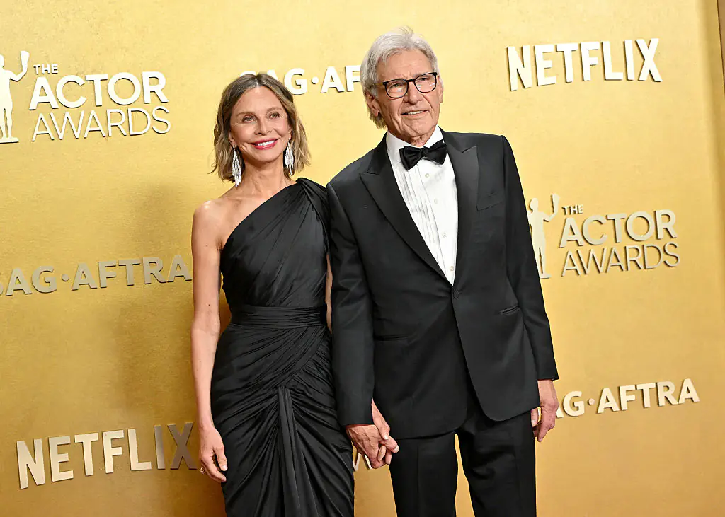 Harrison Ford with his wife, Calista Flockhart, at the 32nd Annual Actor Awards on March 1. Credit: Axelle/Bauer-Griffin / Getty