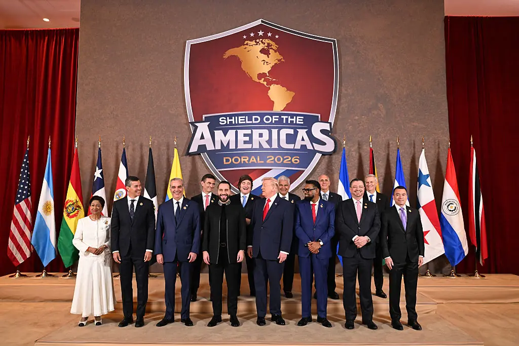 The Shield of the Americas Summit is a gathering with heads of state and government officials from 12 countries in the Americas. Credit: Roberto Schmidt / Getty