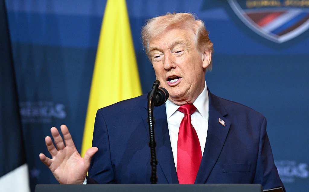 There's been an update after President Donald Trump confirmed that he was “looking at” reclassifying marijuana. Credit: Roberto Schmidt / Getty 