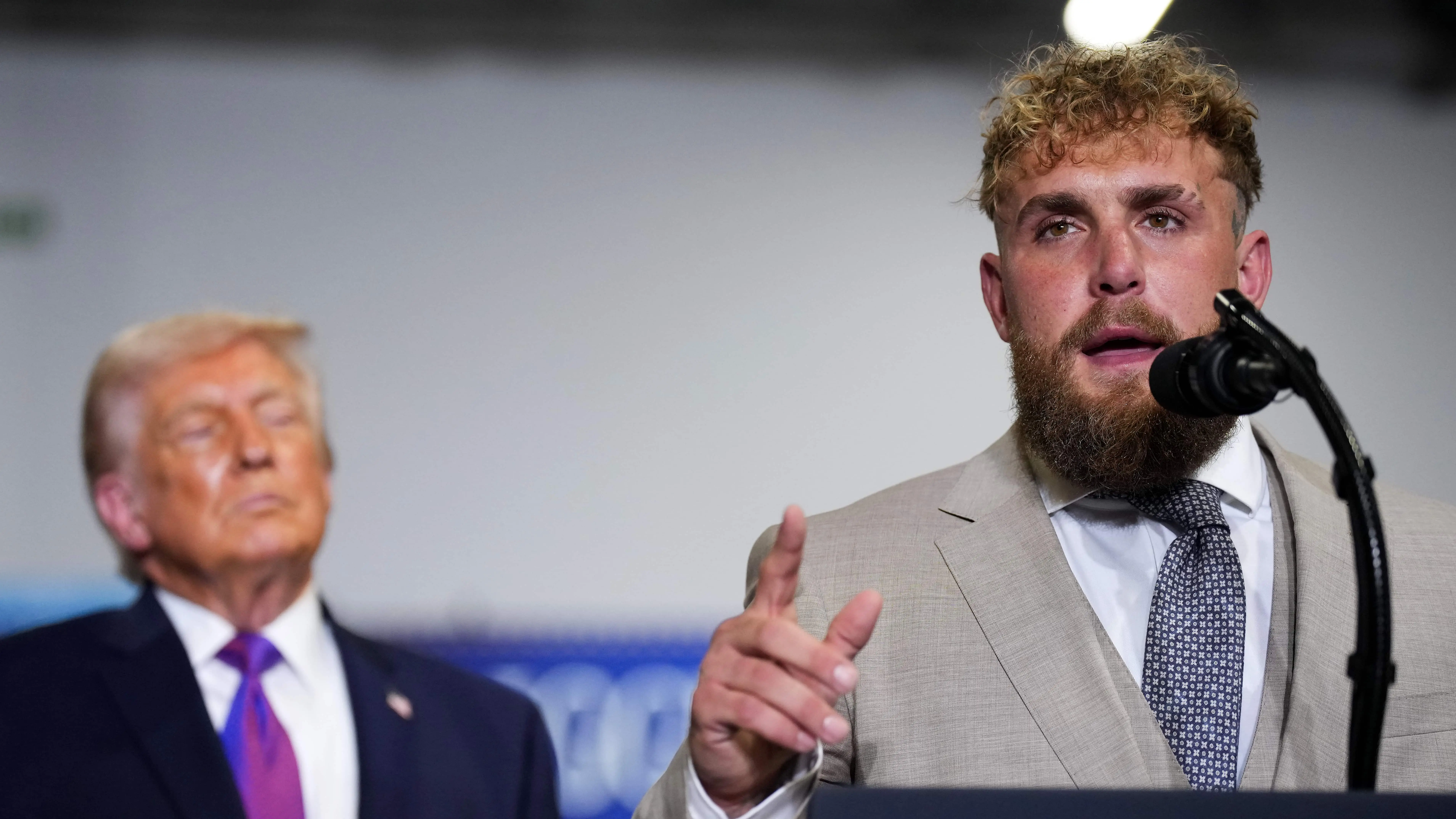 Jake Paul and Donald Trump