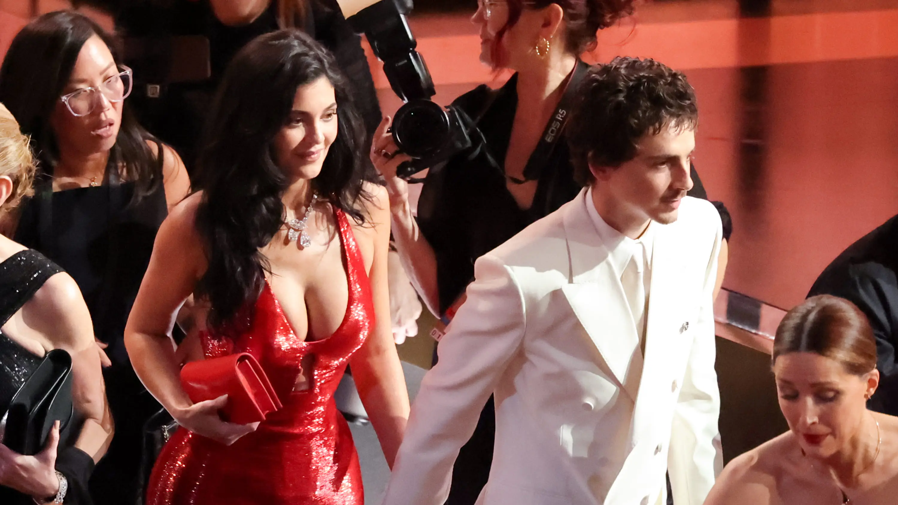 Timothee Chalamet and Kylie Jenner 