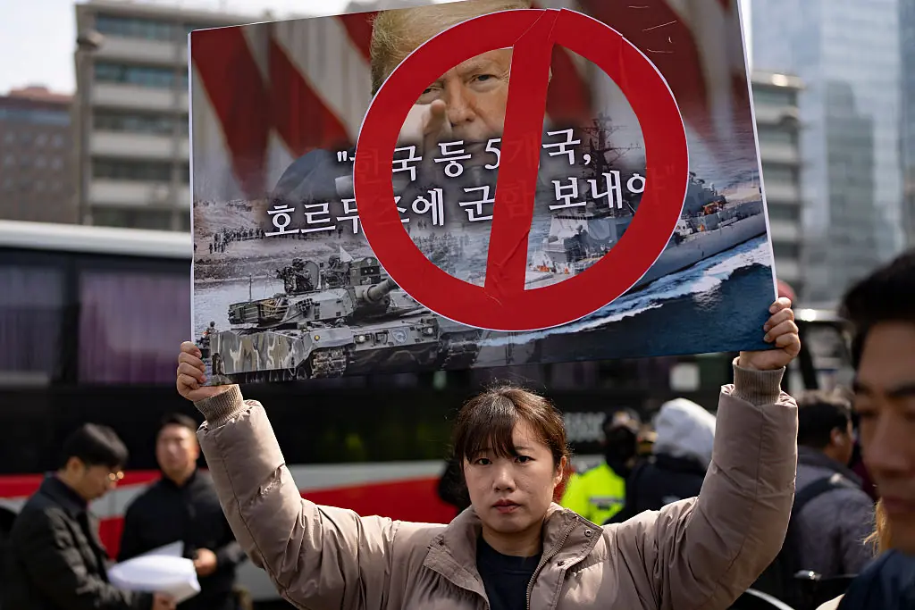 Trump's war hasn't proven as popular as he might have hoped. Credit: Chris Jung/NurPhoto via Getty Images