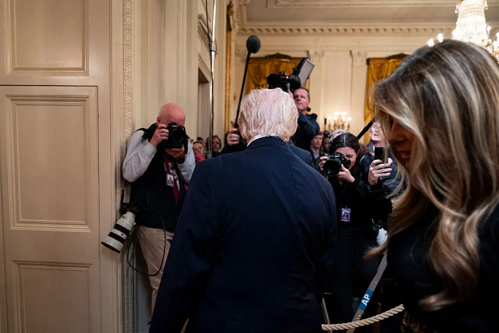 This is not the first time a member of the Trump administration has taken issue with unflattering photographs. Credit: Al Drago / Getty