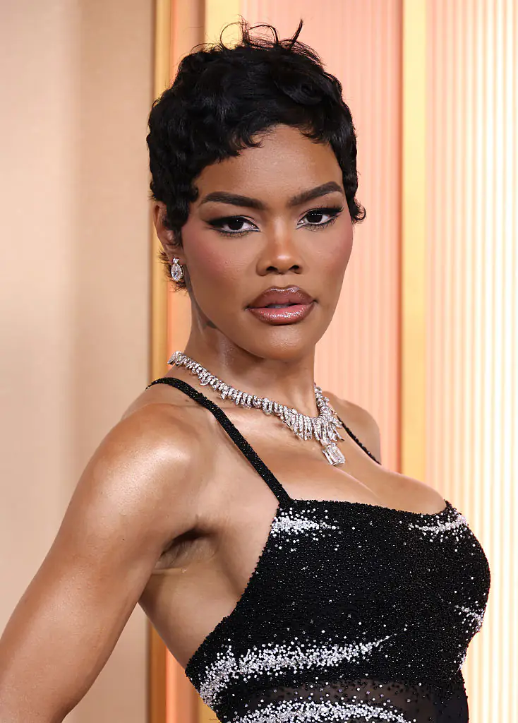 Teyana Taylor was caught in a tense exchange after the awards. Credit: John Shearer/WireImage/Getty Images