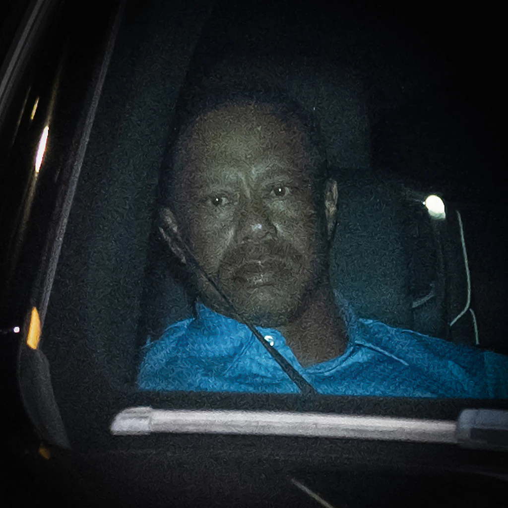 Tiger Woods leaving Martin County Jail after being arrested for driving under the influence after a car crash on March 27, 2026 in Stuart, Florida. Credit: MEGA / Getty
