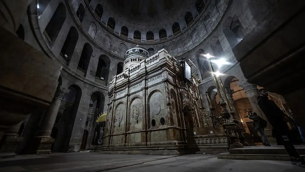 The site could hold the key to the True Tomb of Jesus - or perhaps not. Credit: Anadolu/Getty
