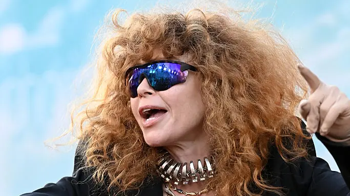 HOLLYWOOD, CALIFORNIA - APRIL 07: (EDITORS NOTE: This image contains partial nudity) Natasha Lyonne attends the Los Angeles Premiere of HBO's "Euphoria" Season 3 at TCL Chinese Theatre on April 07, 2026 in Hollywood, California. (Photo by Axelle/Bauer-Griffin/FilmMagic)