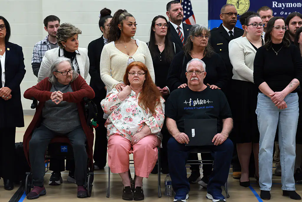 The families shared statements about their lost loved ones in court. Credit: Spencer Platt/Getty Images
