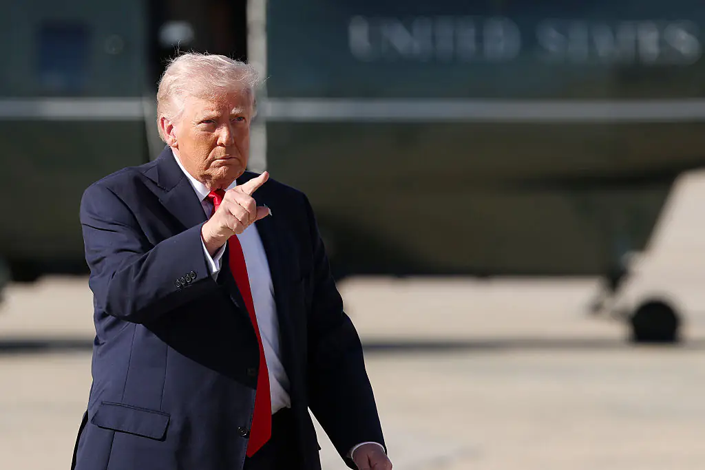 Donald Trump may be known for commenting on topics with that extra 'shock factor', but he's stayed out of this one. Credit: Tasos Katopodis/Getty Images