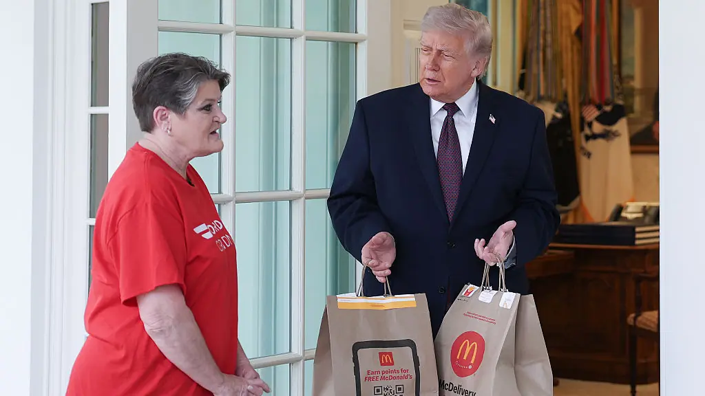 Donald Trump doordash