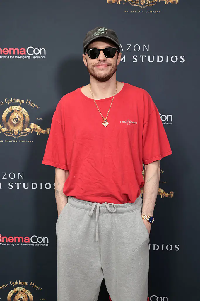 Pete Davidson showed off his ink-less look at CinemaCon, last weekend. Credit: Eric Charbonneau/Amazon MGM Studios via Getty Images
